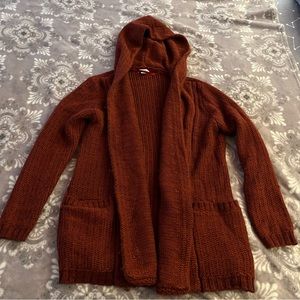 Merona Red Women’s Hooded Cardigan